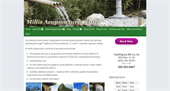 Desktop Screenshot of millisacupuncture.com